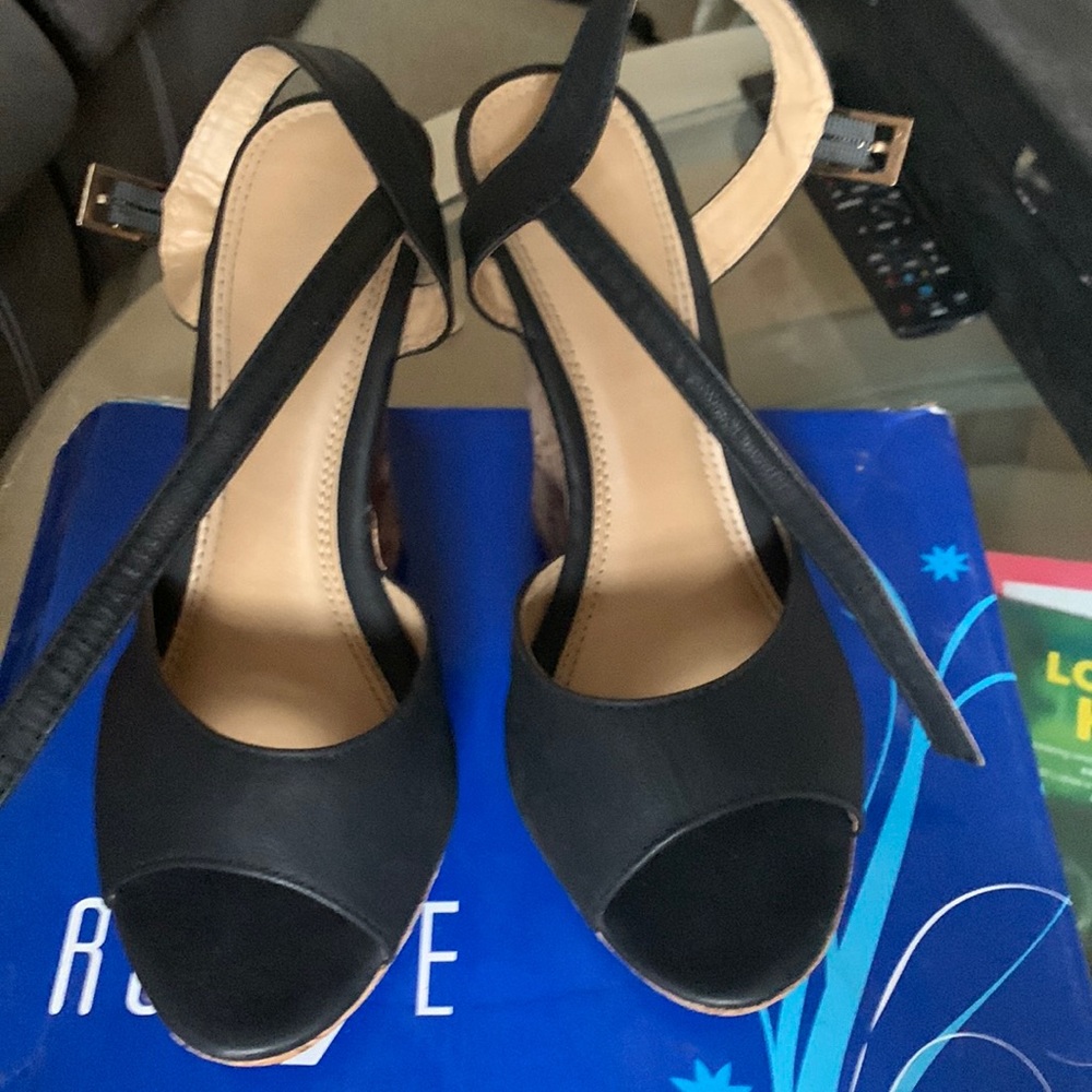 Wedge sandals size 10  wore